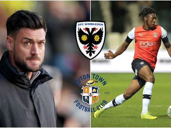 Article image:AFC Wimbledon eyeing summer swoop for Premier League-bound Luton winger
