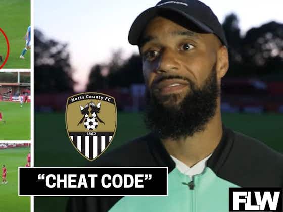Article image:David McGoldrick underlines why he might be a cheat code for Notts County in League Two as classy footage emerges