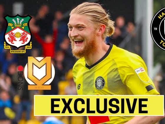 Article image:Sources: Harrogate Town set price-tag for 16-goal striker as Wrexham and MK Dons transfer bids rejected