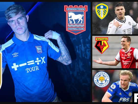Article image:Championship transfer updates: Ipswich agree Man Utd loan, Leeds medical underway, Watford striker deal, Leicester player set to exit