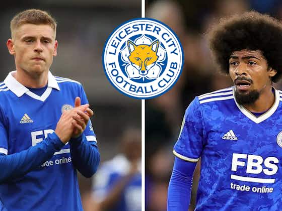 Article image:Leicester City: Harvey Barnes reacts to Hamza Choudhury news
