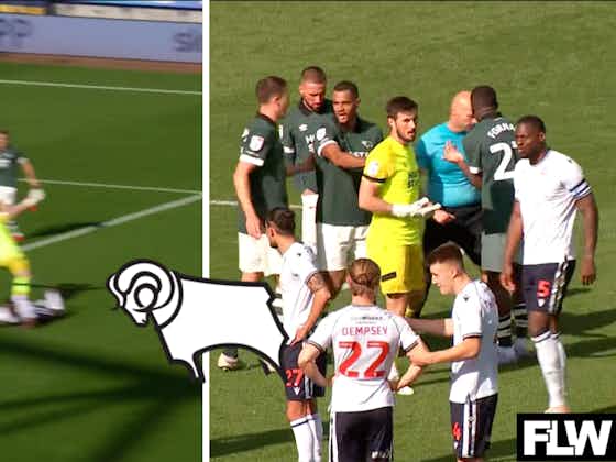 Article image:Derby County set to take action following flashpoint in Bolton Wanderers clash