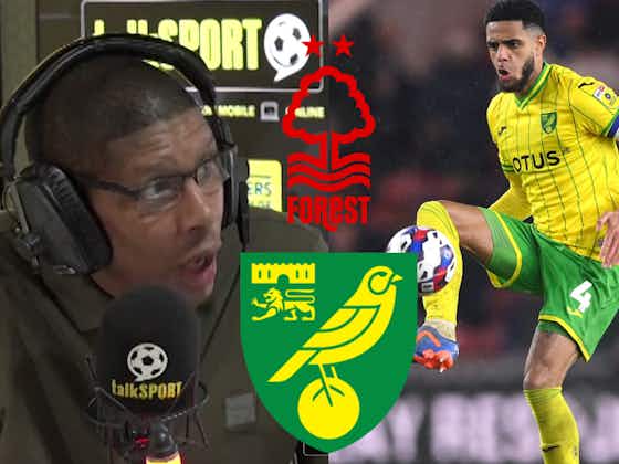Article image:"The best thing that he's gone" - Carlton Palmer reacts to Norwich City/Nottingham Forest transfer agreement