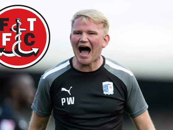Article image:Fleetwood Town plot move for Barrow manager Pete Wild
