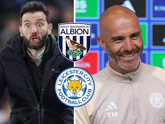 Article image:Carlos Corberan reacts to Enzo Maresca flashpoint after Leicester beat West Brom