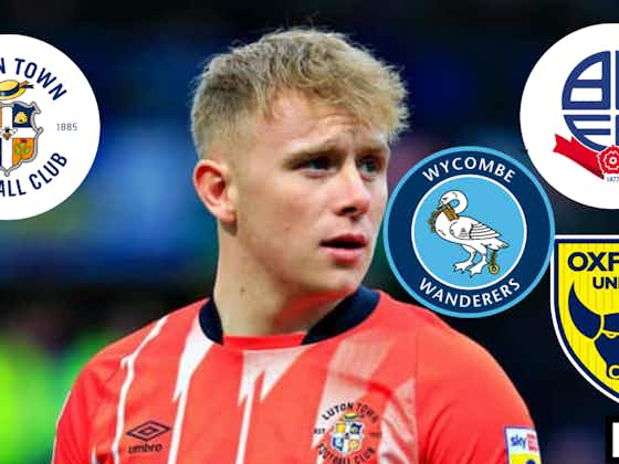 Article image:Bolton Wanderers, Oxford United, and Wycombe Wanderers plot Luton Town transfer raid