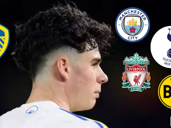 Article image:Tottenham join Liverpool, Man City, and Dortmund in Leeds United transfer race