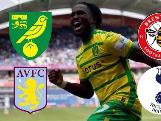 Article image:Brentford set to rival Tottenham and Aston Villa for signing from Norwich City