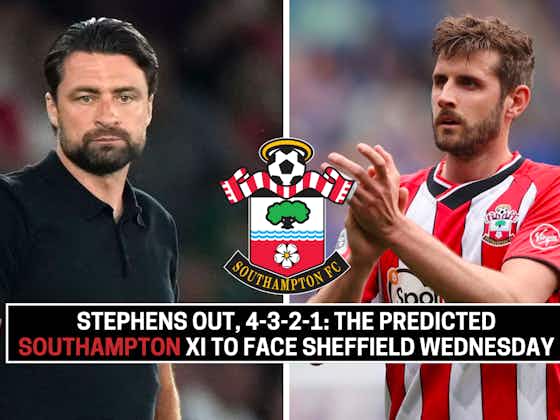 Article image:Stephens dropped, 4-3-3: The predicted Southampton FC XI to face Sheffield Wednesday on Saturday
