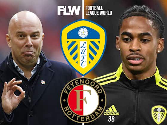 Article image:"Too expensive" - Feyenoord manager makes Leeds United transfer claim following January interest