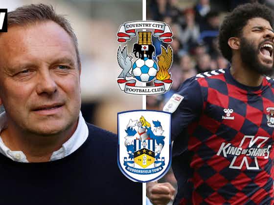 Article image:Coventry City: Andre Breitenreiter makes debatable Ellis Simms claim after Huddersfield Town brace