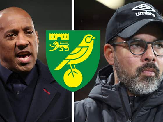 Article image:"Got a lot of time for Delia" - Dion Dublin issues Norwich City prediction