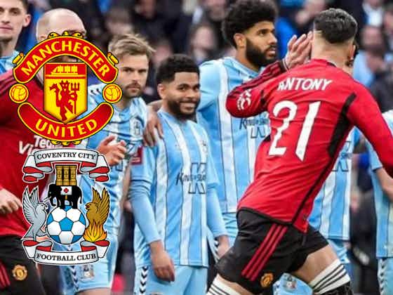 Image de l'article :"Provoked" - Erik ten Hag makes Antony claim after Coventry City v Man Utd controversy