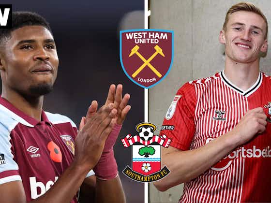 Article image:Southampton may have a secret weapon as they watch West Ham situation: View