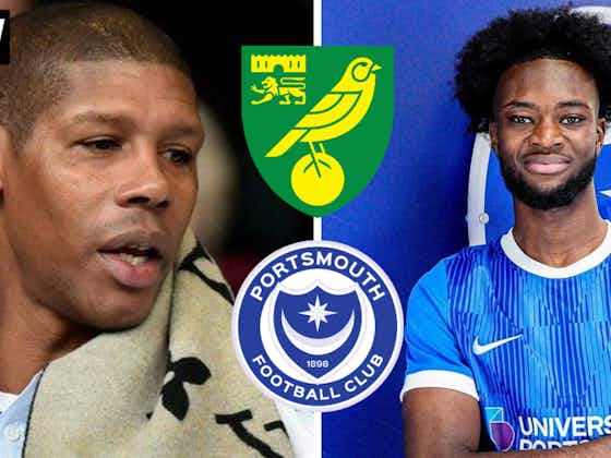 Article image:"Interesting" - Pundit pours cold water on Portsmouth FC's chances of re-signing Norwich City star Abu Kamara