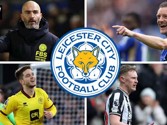 Image de l'article :Leicester City latest: Big Jamie Vardy contract update, Man City and Newcastle players on radar