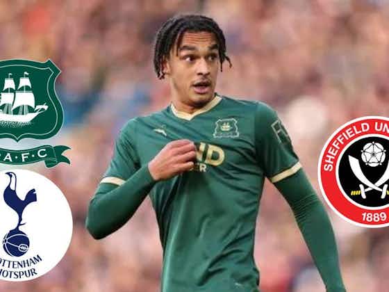 Article image:Sheffield United plot Spurs move for star excelling at Plymouth Argyle
