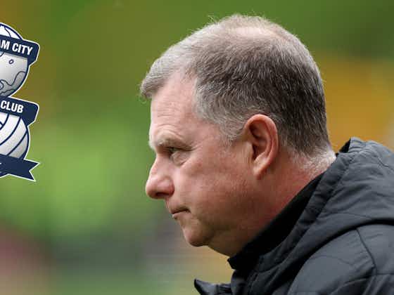 Article image:Coventry City boss Mark Robins makes relegation prediction on Birmingham City