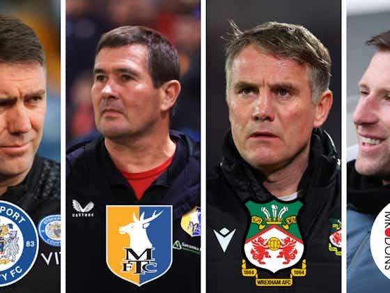 Article image:How Stockport County, Mansfield, Wrexham and MK Dons' final few fixtures compare