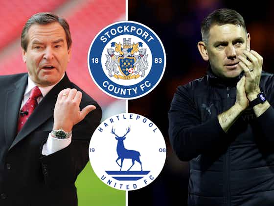 Article image:Stockport County’s battle with Jeff Stelling and Hartlepool United was a pivotal moment for both clubs: View