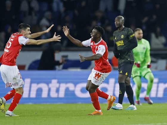 Article image:Folarin Balogun: Arsenal loanee scores superb hat-trick in Reims v Lorient