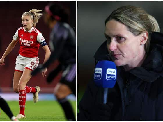 Article image:UWCL: Kelly Smith gives verdict on Arsenal's 'tough' match against Bayern Munich