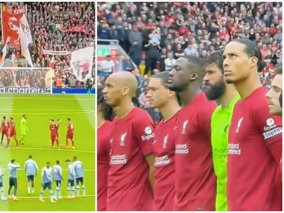 Article image:King Charles Coronation: Liverpool fans boo national anthem before Brentford game