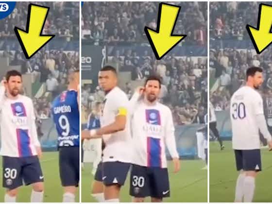 Article image:Lionel Messi made his feelings about PSG supporters clear after Ligue 1 triumph