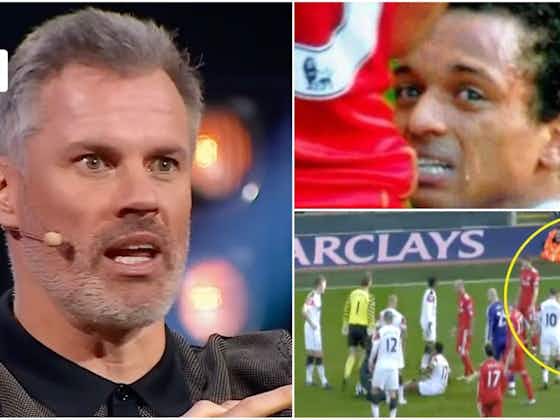 Article image:Jamie Carragher reveals what Man Utd legend said to him when Nani cried at Anfield