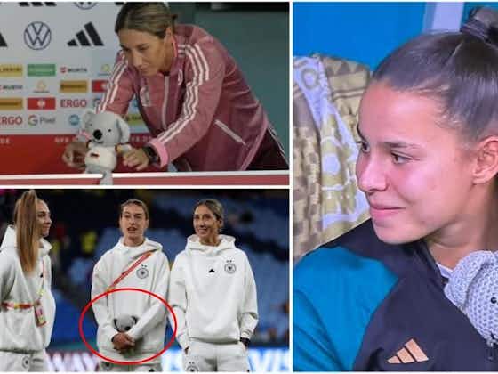 Article image:Why Germany’s players are carrying around a crochet koala at the Women’s World Cup
