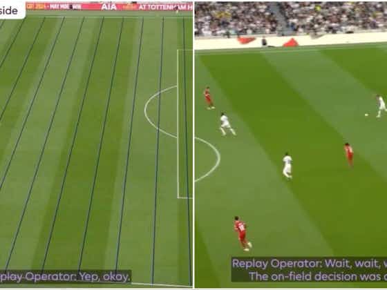 PGMOL release VAR audio of Luis Diaz disallowed goal in Tottenham vs  Liverpool | OneFootball
