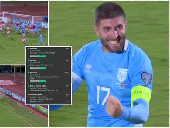 Article image:San Marino's first goal in nearly a year costs punter 14-fold accumulator