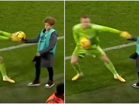 Article image:Fulham's Bernd Leno could now face FA action after pushing Bournemouth ballboy