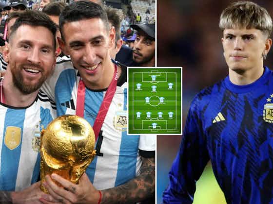 Article image:How Argentina could line up at 2024 Olympics with Messi & Di Maria interested