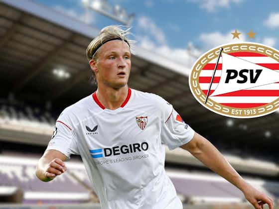 Article image:'Belgische club wil PSV aftroeven in strijd om Kasper Dolberg'