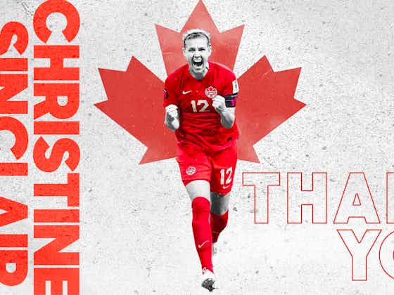 Article image:Canada legend Christine Sinclair brings end to decorated national team career