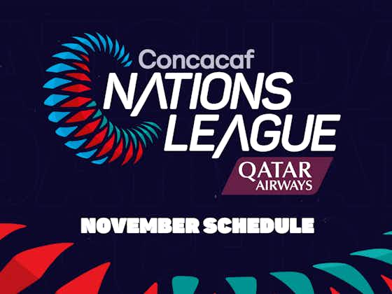 Article image:Concacaf confirms November schedule for 2023/24 Concacaf Nations League matches