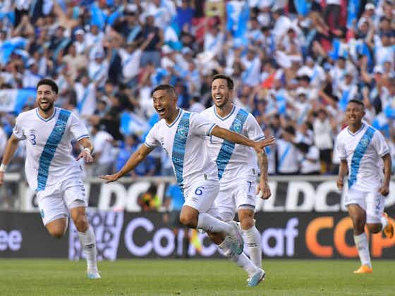 Article image:Guatemala soar into QFs with late win vs. Guadeloupe