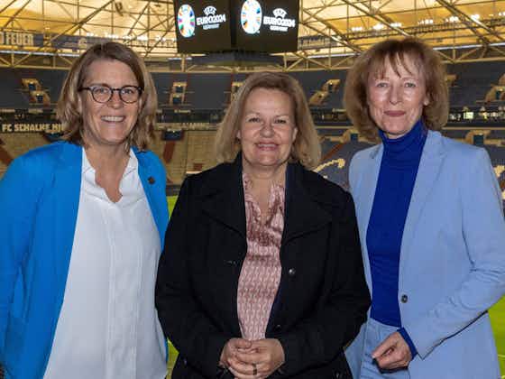 Artikelbild:EURO 2024: Bundesinnenministerin Nancy Faeser besucht Host City Gelsenkirchen