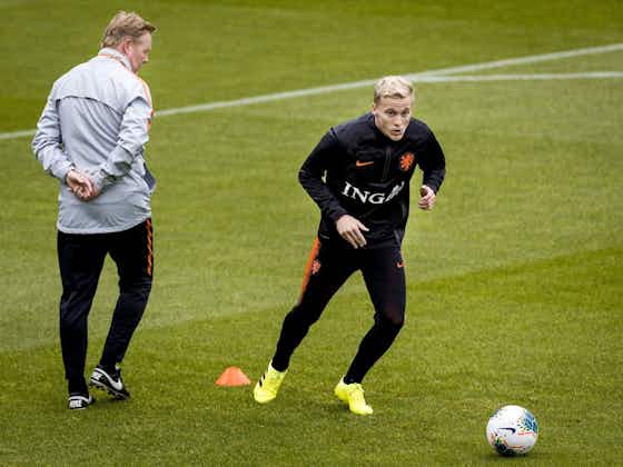 Article image:Solskjaer told Donny Van de Beek where he will play for Man Utd in phone call