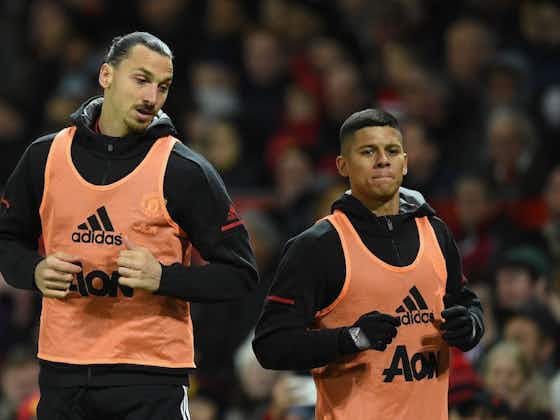 Article image:José Mourinho was to forced to break up dressing room row after Rojo called Ibrahimovic ‘big nose’