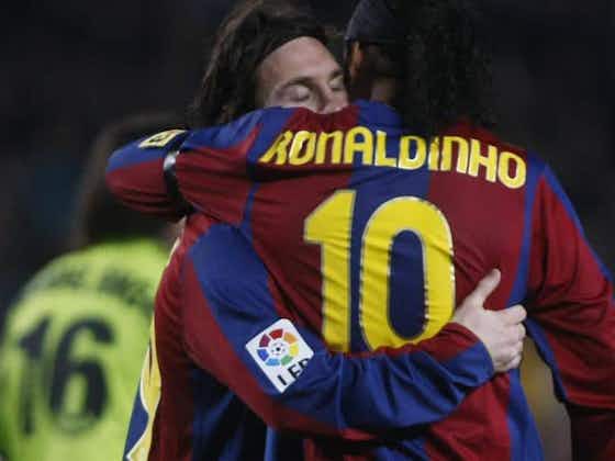 Imagen del artículo:Messi y su emotivo mensaje para el duro momento de Ronaldinho