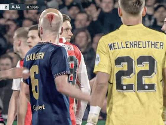 Imagen del artículo:(VIDEO) Escándalo: Le partieron la cabeza a un jugador del Ajax en pleno clásico