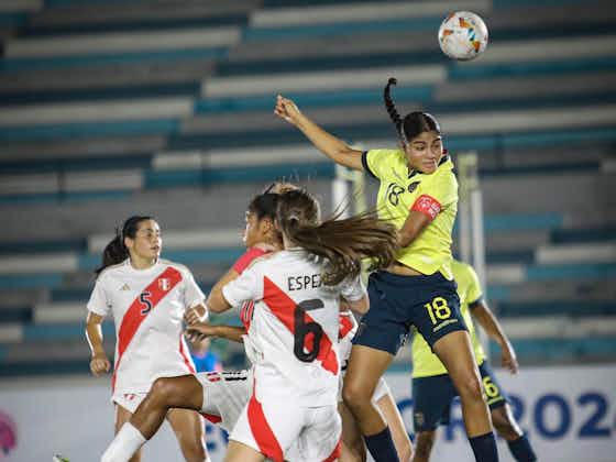 Imagen del artículo:(VIDEO) Ecuador cayó ante Perú en el Sudamericano Sub20 femenino