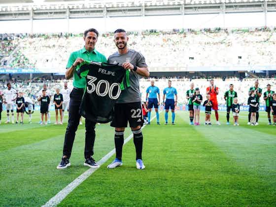 Imagem do artigo:Recordista brasileiro, meio-campista do Austin FC chega a 300 partidas na MLS