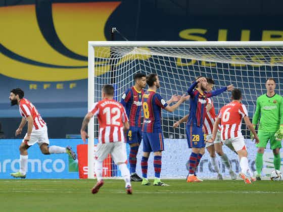 Article image:Alba With A 5/10 | Barcelona Players Rated From Their Embarrassing 2-3 Defeat To Athletic Bilbao