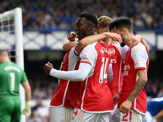 Article image:Trossard Gets 8, Saka With 7.5 | Arsenal Players Rated In Narrow Win Vs Everton