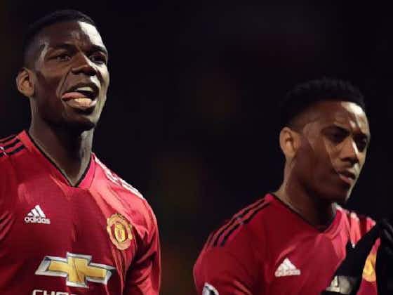 Article image:Solskjaer ‘delighted’ with Pogba and discusses Anthony Martial’s ‘huge strides’ as a number nine