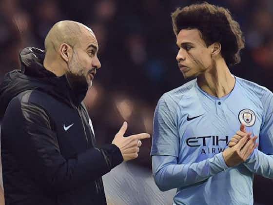 Article image:Sane opens up on how Guardiola ‘reprogrammed’ all aspects of his game
