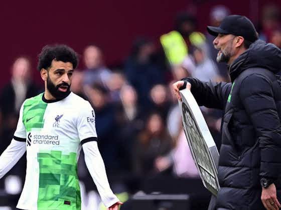 Article image:Klopp responds to Salah row as Liverpool title dream fades away